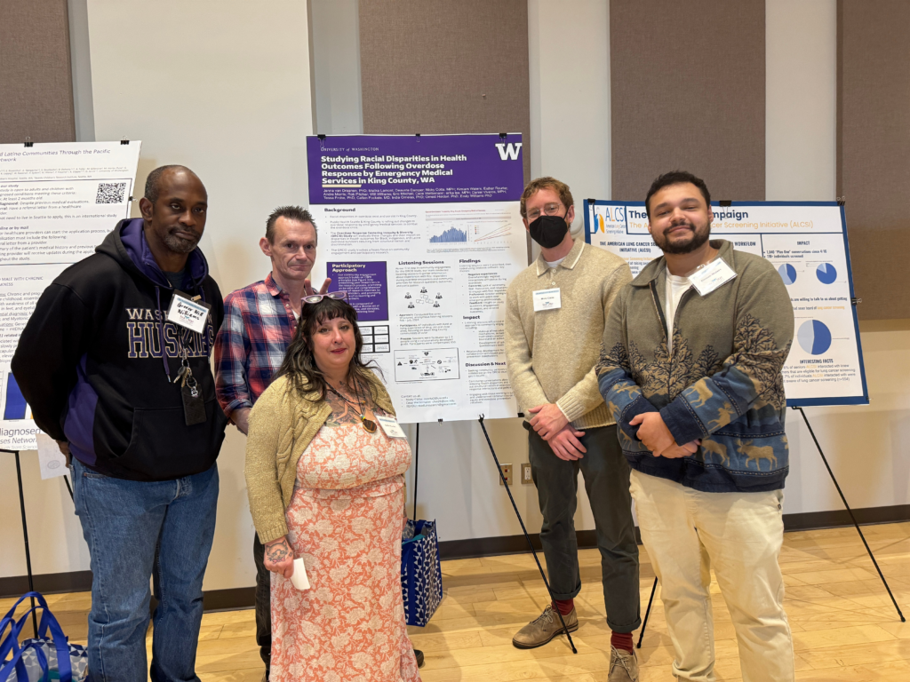 READU team at a poster session