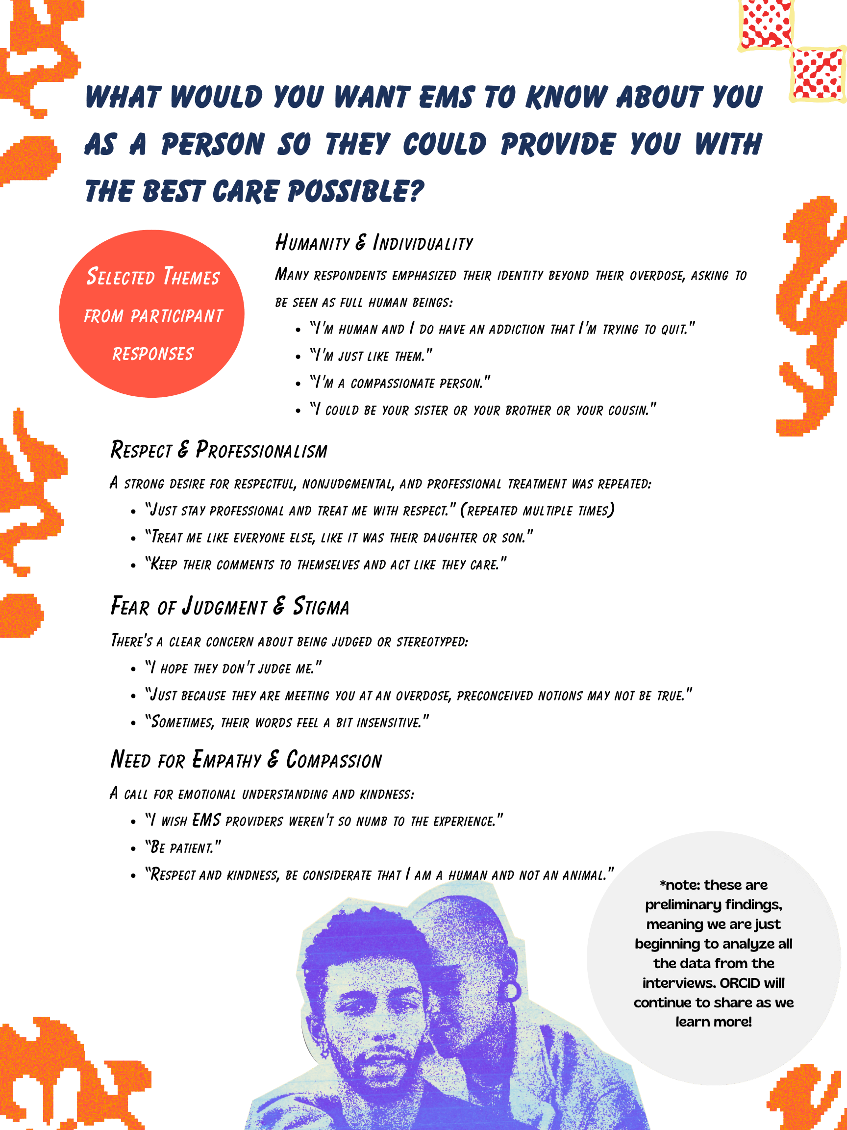 ORCID Aim 1 preliminary findings poster